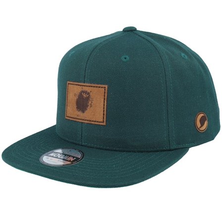 Moomin - Stinky Engraved Patch Green Snapback Snapback Green Cap - @ Hatstore