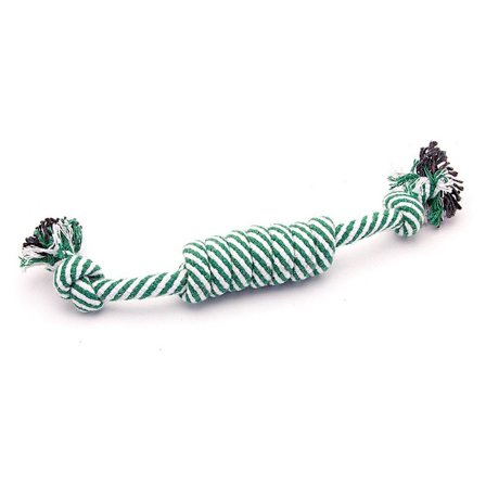 Tauleke / Biteleke Hund - Flettet tau i flere farger