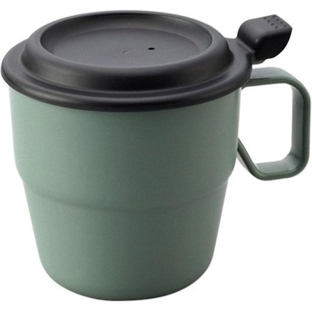 Sammenklappelig Vandkop - Rustfrit Stål Silikone Foldbar Kop - Genanvendelige Drikkekopper Vandreture, Rejser og Picnic