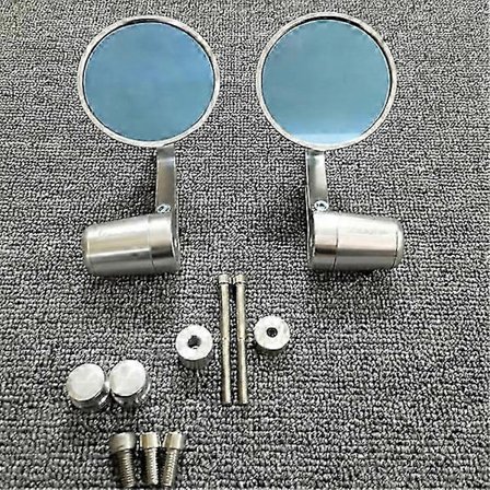 Moottoripyörän CNC pyöreä ohjaustangon pääty taustapeilit tasapainoliukukahvan tulppa Vespa GTS Sprint Primavera 150 300 125 250