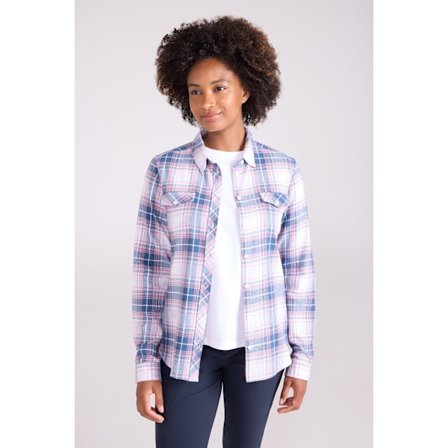 Mountain Warehouse Willow flanellskjorta för dam, storlek 14 UK, Off White