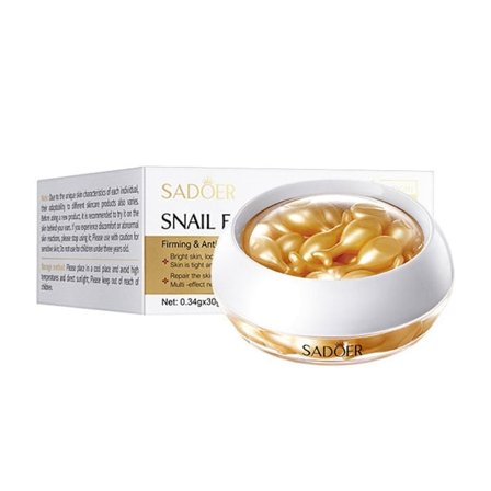 Placenta Essence Rose Snail Capsules Åldersbekämpande Kapslar~