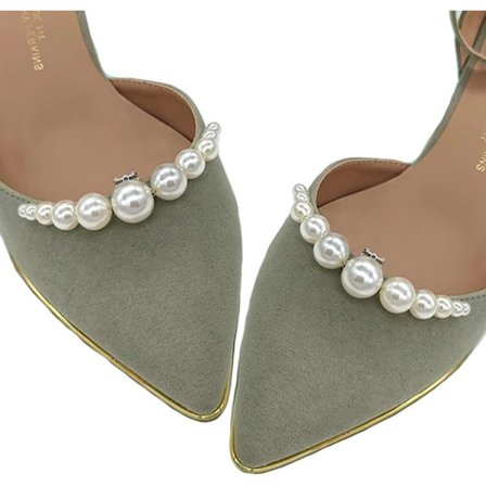 Prydskoklemmer til pumps 2 stk. Brudeskosspænder Elegant bryllupsskodekoration til kvinder og brude