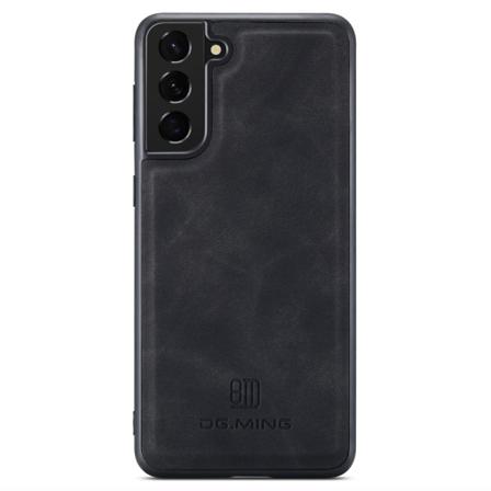 DG.MING Samsung S24 Premium PU-nahka Hybridi Suojakuori - Musta Black