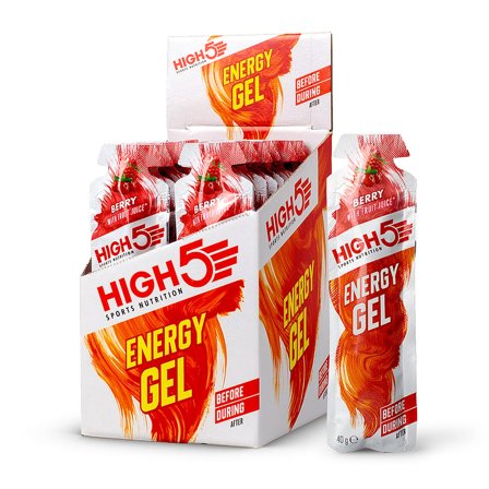 High5 Energy Gel Berry 40 g, Sport & Velvære, Protein & Energi, Energigel