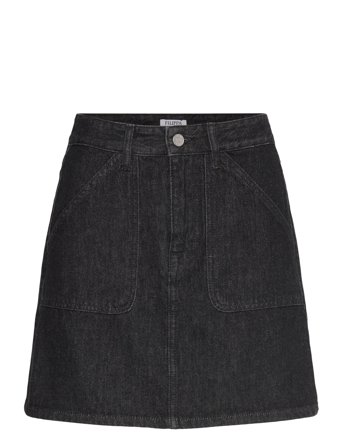 Patch Pocket Mini Skirt Black Filippa K