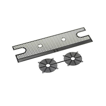 För Trx4 Metallnät Simulerings Vattentank Radiator, Modifierad Och Uppgraderad Tillbehör, Silver