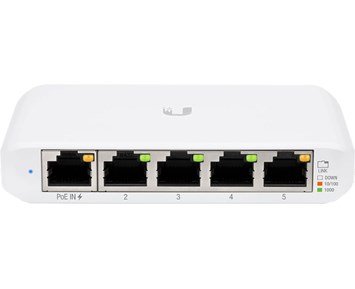 Ubiquiti-Switch Flex Mini-Smart 5-porters switch som kan styres via app-Networking-Nettverksswitcher