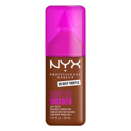 NYX PROFESSIONAL MAKEUP Make Em Wonder Foundation 38 Deep Truffle, Makeup, Ansigt, Foundation