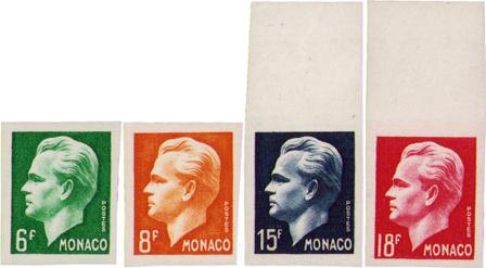 Monaco - YT ND365-368 - Utakket - Postfrisk