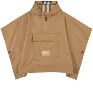 Kids - Burberry Archive Beige Remy Poncho 8-14 Years - Coats and jackets - 8-14 years - Beige - Mädchen