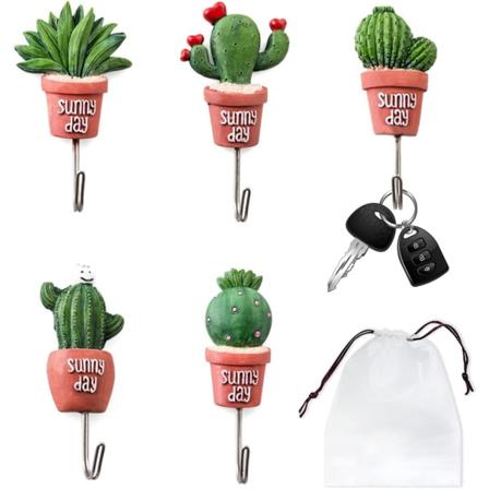 5 koukkua ruukkuihin, ruostumattomasta teräksestä valmistetut koukut, makuuhuone, ripustin, itseliimautuva koukku on uudelleenkäytettävä