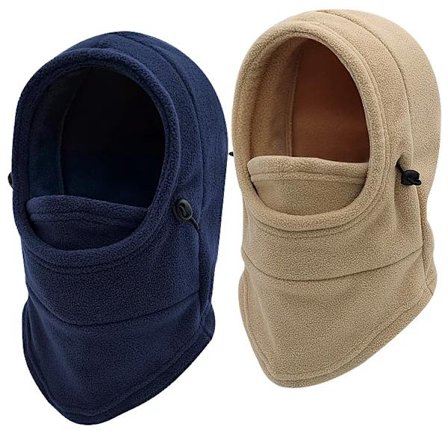 Men Women Teens Kids Winter Hat Balaclava Ski Mask Windproof Warm Adjustable Fleece Beanie for Big Boys Girls 5-16 Years Old