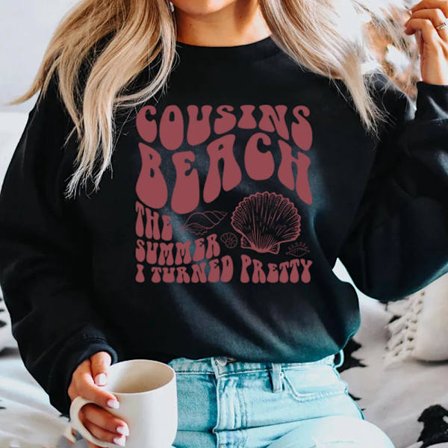 Cousins ​​Beach Sweatshirt Retro Sommaren jag blev söt Cousins ​​Beach North Carolina Hoodie Jeremiah Fisher Tv Show Sweatshirt