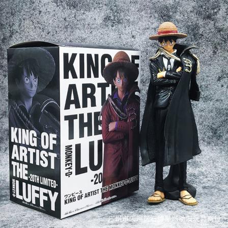One Piece Luffy 20-årsjubileum Action Figure Red Cloak Pvc Co