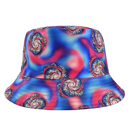 Ny Graffiti Kruka Hatt Sommar Fiskare Hatt Personlighet Tie Dye Kruka Hatt Fiske Solskydd Hatt Män Och Kvinnor Utomhus Äventyr Hatt