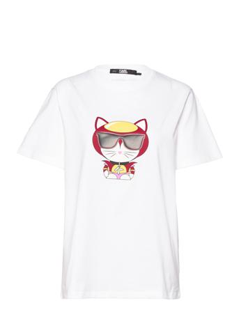 Unisex Choupette K/Hero Tee White Karl Lagerfeld