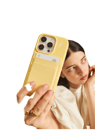 Ideal Of Sweden Card Holder Magsafe Skal & skärmskydd Dam Gul ONESIZE