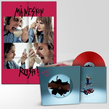 Rush!_lp deluxe (rosso + poster) MANESKIN