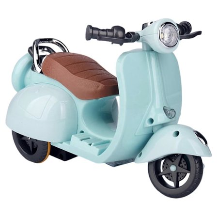 Hamster Motorcykel Leksak med Ljus och Musik, LED Husdjur Scooter Mini Dekor Cyklar Hamsterbur Tillbehör för Marsvin Chinchillor Gerbiler