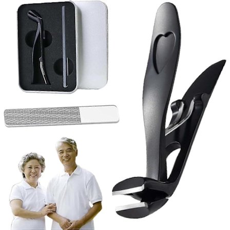 Negleklipper, neglesaks for seniorer, ergonomisk neglesaks stor for seniorer, neglesaks neglfilsett