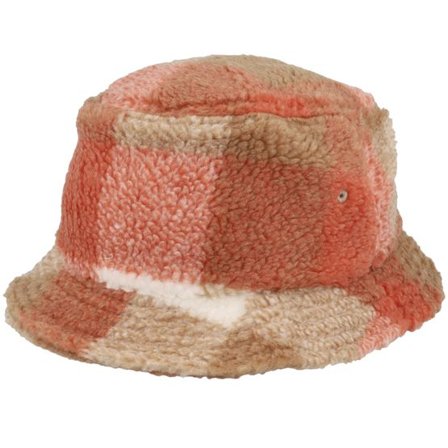 Yupoong - Beige bucket Hatt - Whitesand/Toffee Sherpa Check Bucket @ Hatstore