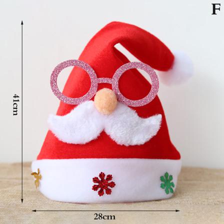 2023 Merry Christmas Hat New Year Cap Snowman Elk Santa Claus H