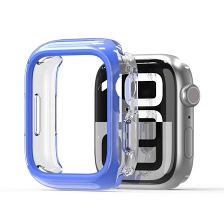 Apple Watch Series 10 46 mm DUX DUCIS Camo Series Watch Case PC + TPU Watch Deksel Protector - Blå Blue