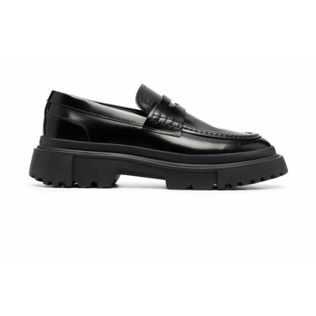 Hogan, Laced Shoes Zwart, Heren, Maat:42 EU