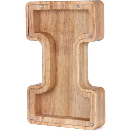 Personalisert tre-sparegris, en perfekt unik gave, dekorasjon, minne eller sparegris (jeg, 11,6 * 2,8 * 18 cm),