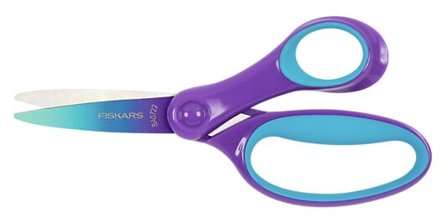 FISKARS BARNESAKS LILLA FLERFARGET 15CM