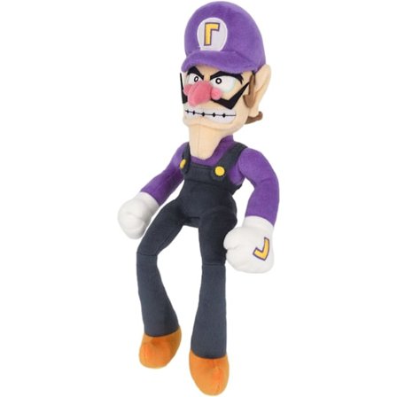 Super Mario All-Stars 1422 Waluigi Pehmolelu, 12,5 tuumaa, Monivärinen