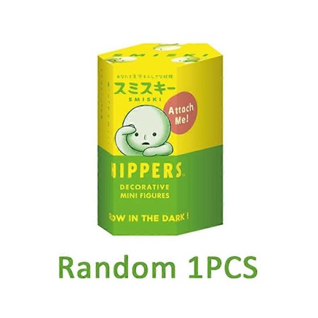 Smiski Blind Box Sunday Series - Yoga & Fitness Minifigur, Selvlysende dekorasjonsdukke for soverom og toalett