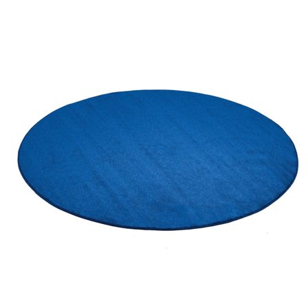 Round play mat KALLE, Ø2500 mm, blue