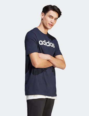 adidas Sportswear M Lin Sj T - Navy - S