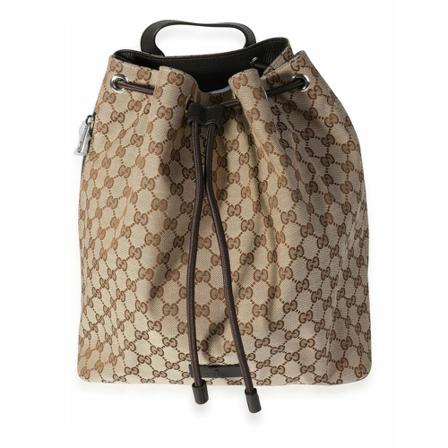 Gucci Vintage Backpacks Brun, Dame Vintage Tasker, Størrelse: ONE Size