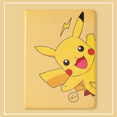 Stilfuldt etui til Pen tray iPad 10. 10.9" Glad Pikachu blød