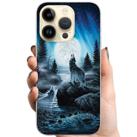 Kompatibelt Mobilskal till Apple Apple iPhone 15 Pro Wolf / Varg