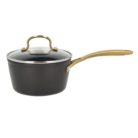 Holm Brasserie kastrull m. glaslock 1,5 liter, svart | Matlagning > Kokkärl & Stekpannor > Kastruller > Kastrull | Bagaren och Kocken