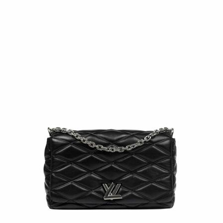Louis Vuitton Vintage Pre-owned Taske Twist MM Sort, Dame Vintage Tasker, Størrelse: ONE Size