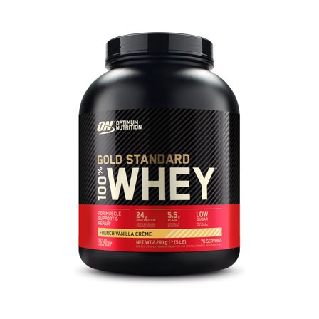 Whey 100% Optimum Nutrition Gold - Proteinpulver vaniljesmag
