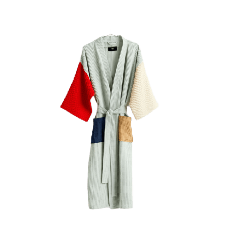 HAY Waffle Bathrobe Badrockar Flerfärgad ONESIZE