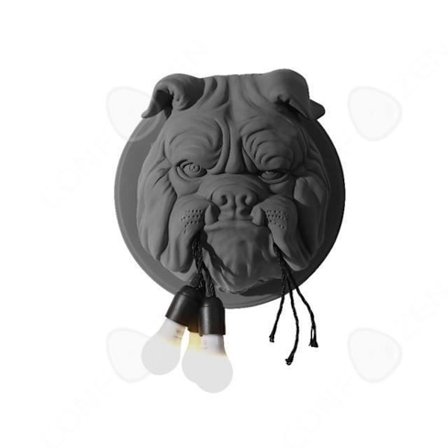 Væglampe - CONFO - Bulldog - Glas - E27 - Nordisk Stil