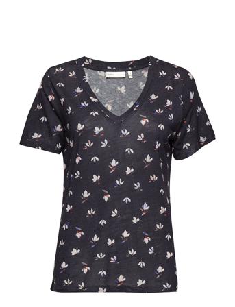 Rosita V-Neck T-Shirt T-shirts & Tops Short-sleeved Navy InWear