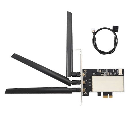 til Broadcom Bcm94360CSAX Bcm943602CS Bcm94331CSAX WLAN Kort Desktop PCI-E Konverter Adapter + Antenne