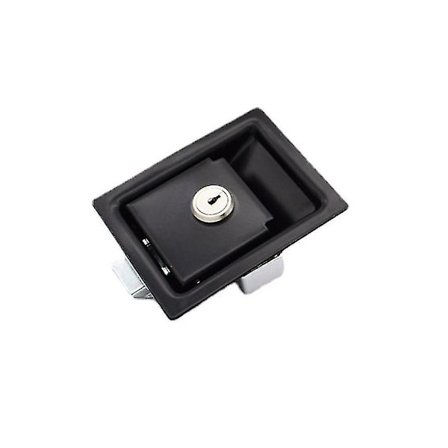 Dør lås, utvendig portlås baderomslås karbonstål, flush montert lås håndtak knapp lås 1 stykke stjernelys