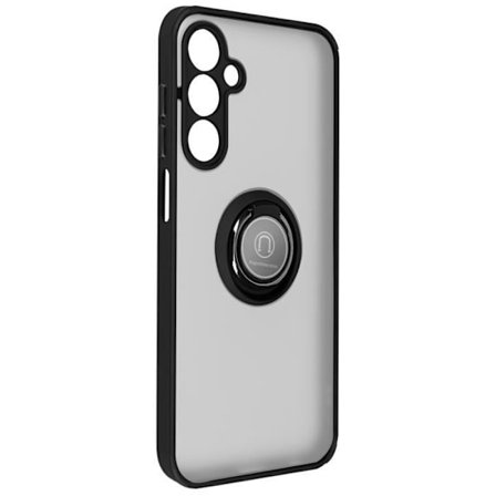 Fodral till Samsung Galaxy A25 5G - AVIZAR - Ringrip - Metal Ring Support Funktion - Svart