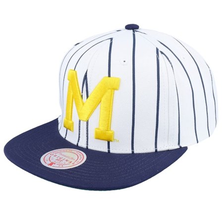 Mitchell & Ness - College White snapback Lippis - University Of Miami Newco White/Navy Snapback @ Hatstore