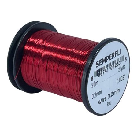 Semperfli Wire 0.2mm - Red