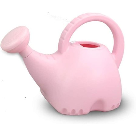 Muovinen kastelukannu, pieni, kevyt, söpö, sisä- ja ulkokäyttöön, puutarhakasveille, lapsille, lelukasteluruisku, suihkupäällä, norsu